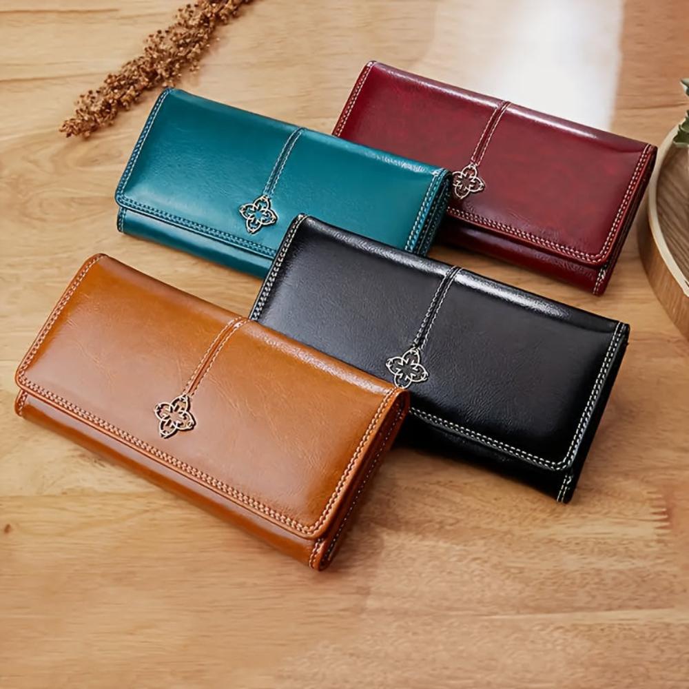 Nicole | Long portefeuille en cuir