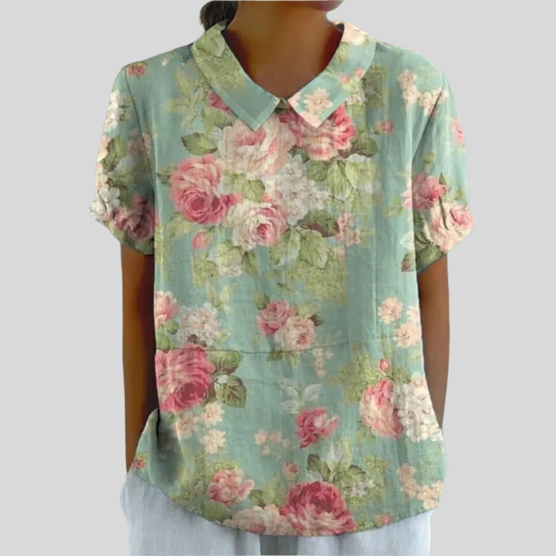 Haut Fleuri Confort Élégant