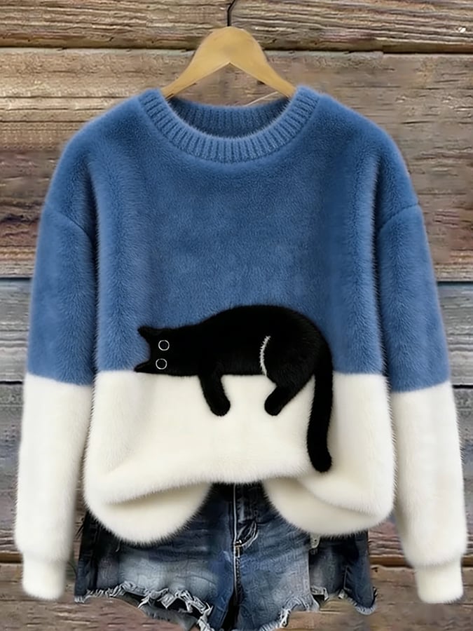 Bonnie™ | Pull Oversize Motif Chat
