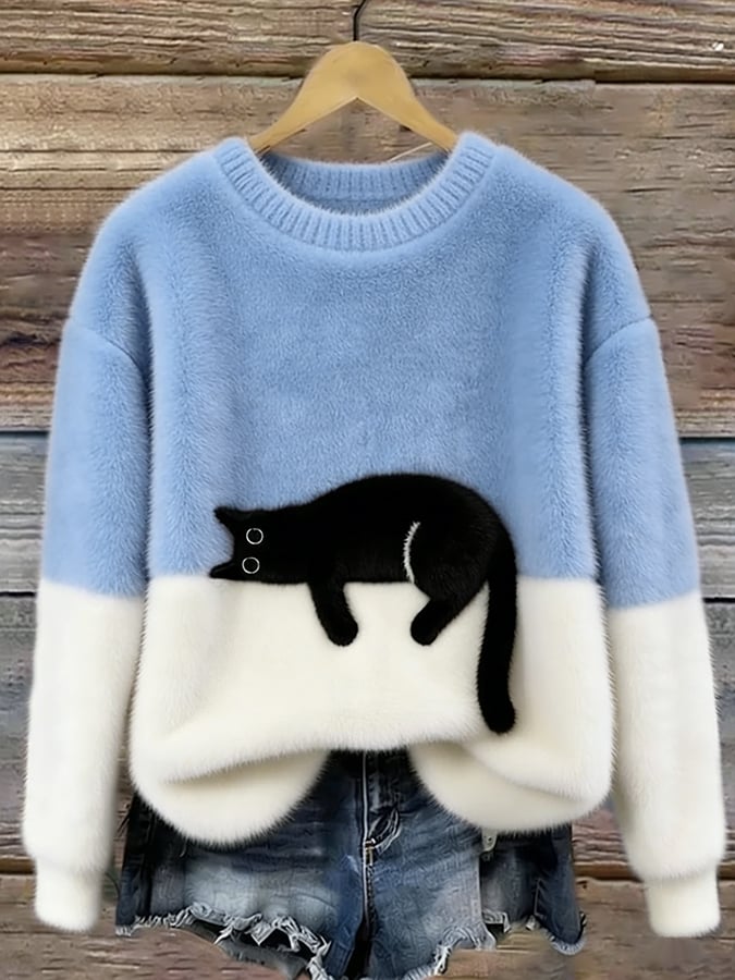 Bonnie™ | Pull Oversize Motif Chat