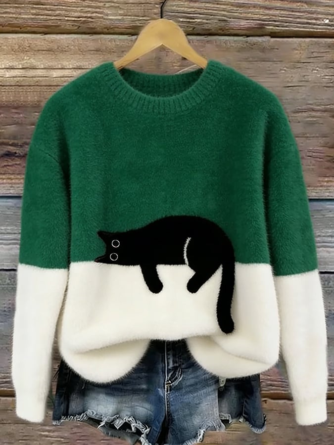 Bonnie™ | Pull Oversize Motif Chat