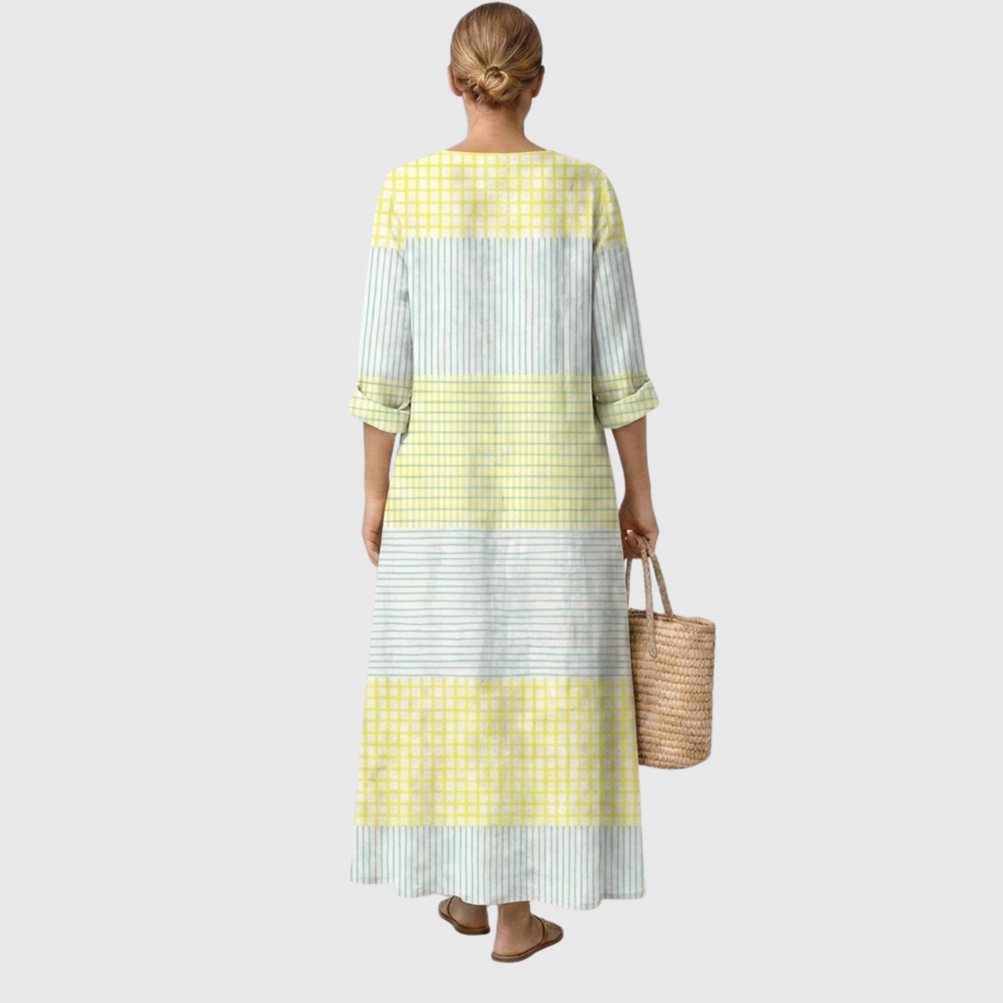 Olivia™ | Robe en Lin Élégance Naturelle
