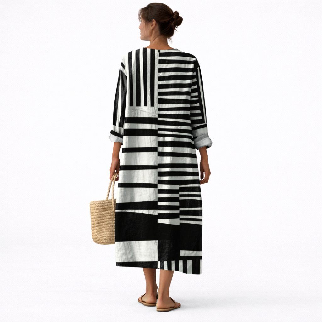 Lærke™ | Robe Graphique Élégante