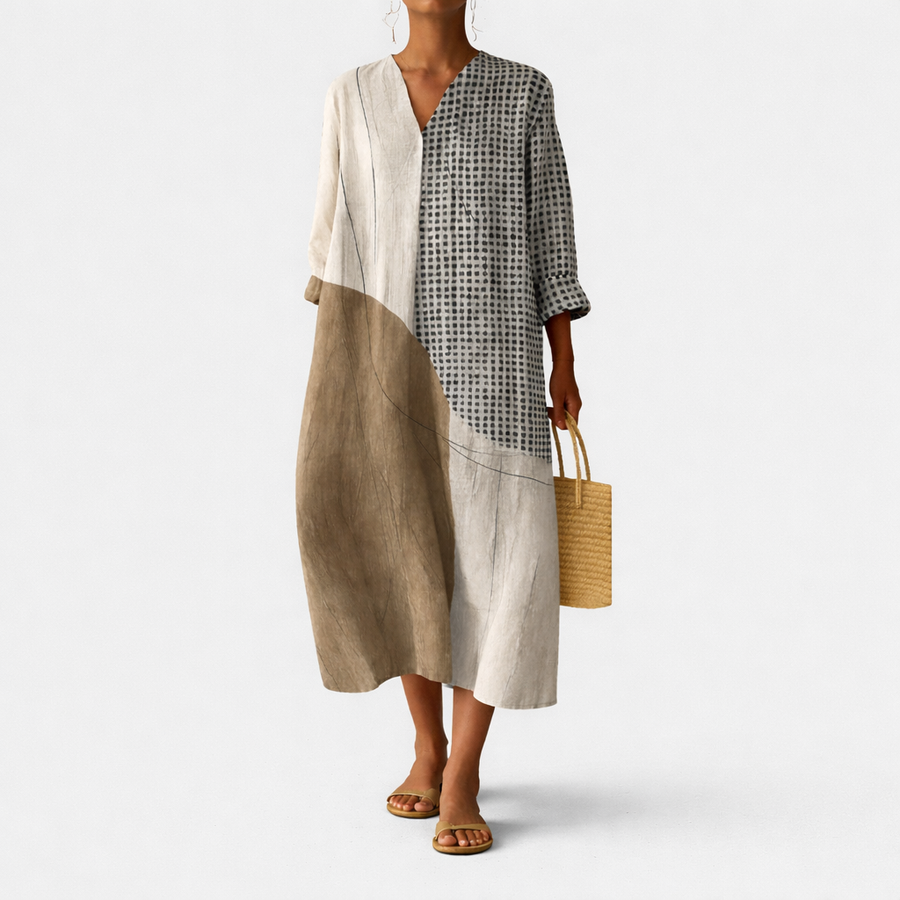 Emma™ | Robe Rayée Élégante