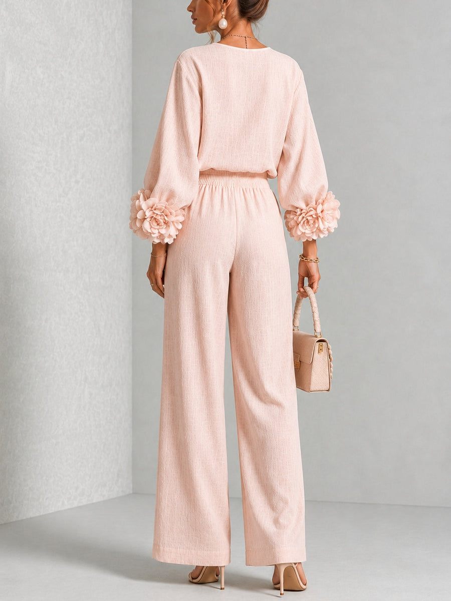 Cary | Robe Midi Fluide à Manches Volantées