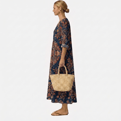 Alessia™ | Robe Fleurie Élégance Naturelle - Maison Denise