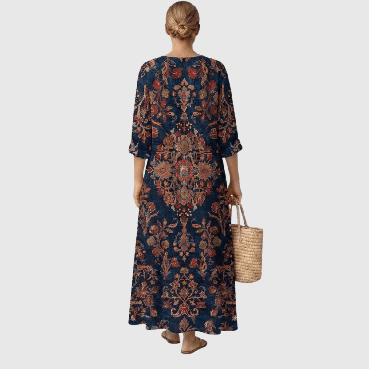 Alessia™ | Robe Fleurie Élégance Naturelle - Maison Denise