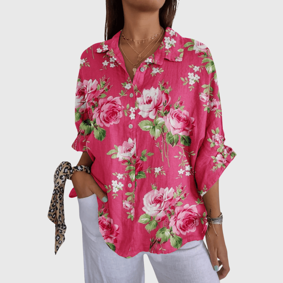 Blouse imprimée légère et colorée - Maison Denise