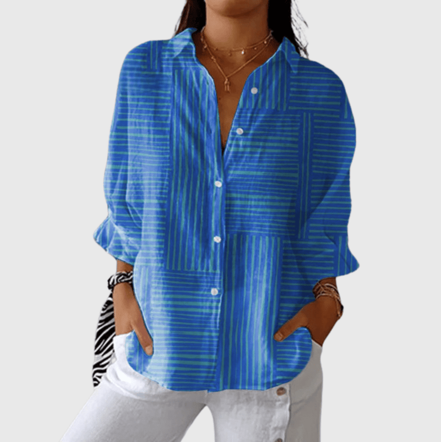 Blouse imprimée légère et colorée - Maison Denise