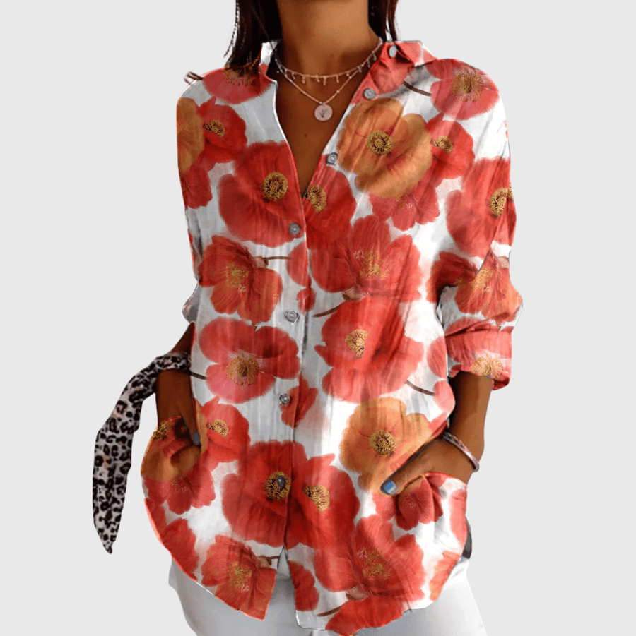 Blouse imprimée légère et colorée - Maison Denise