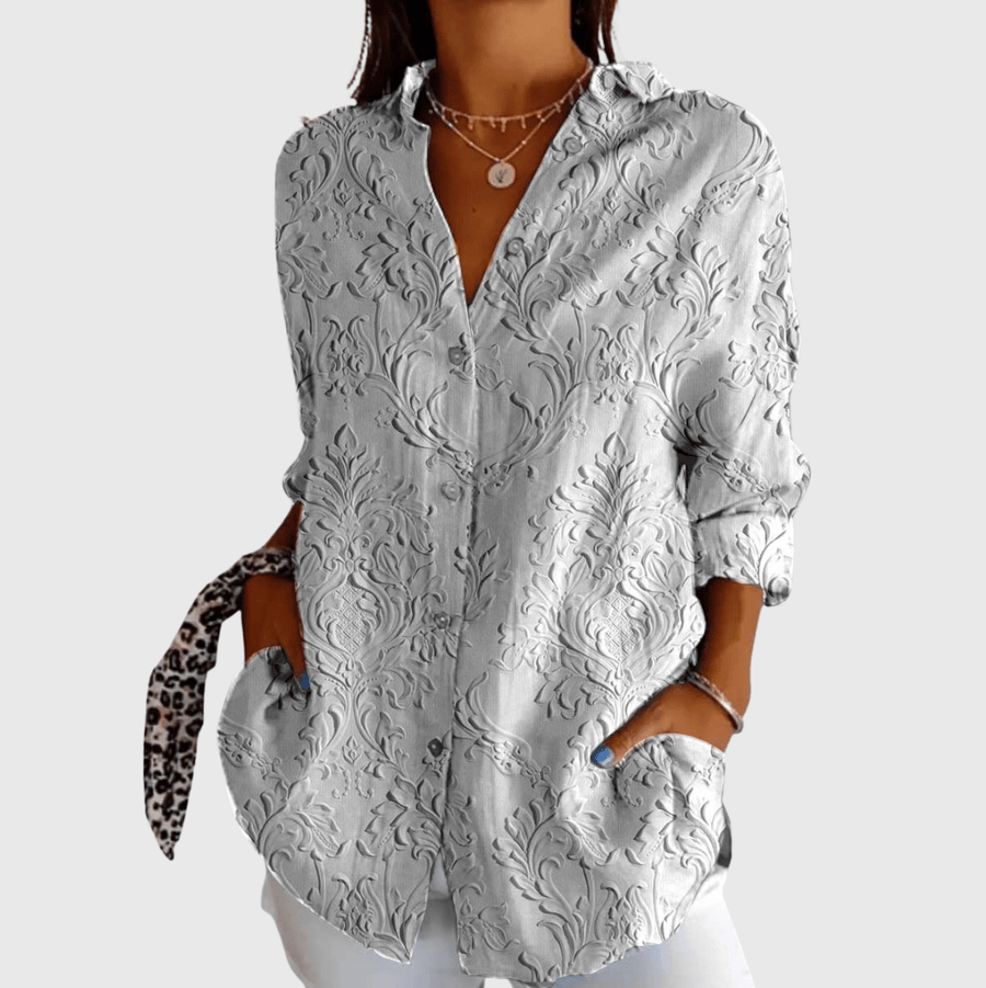 Blouse imprimée légère et colorée - Maison Denise