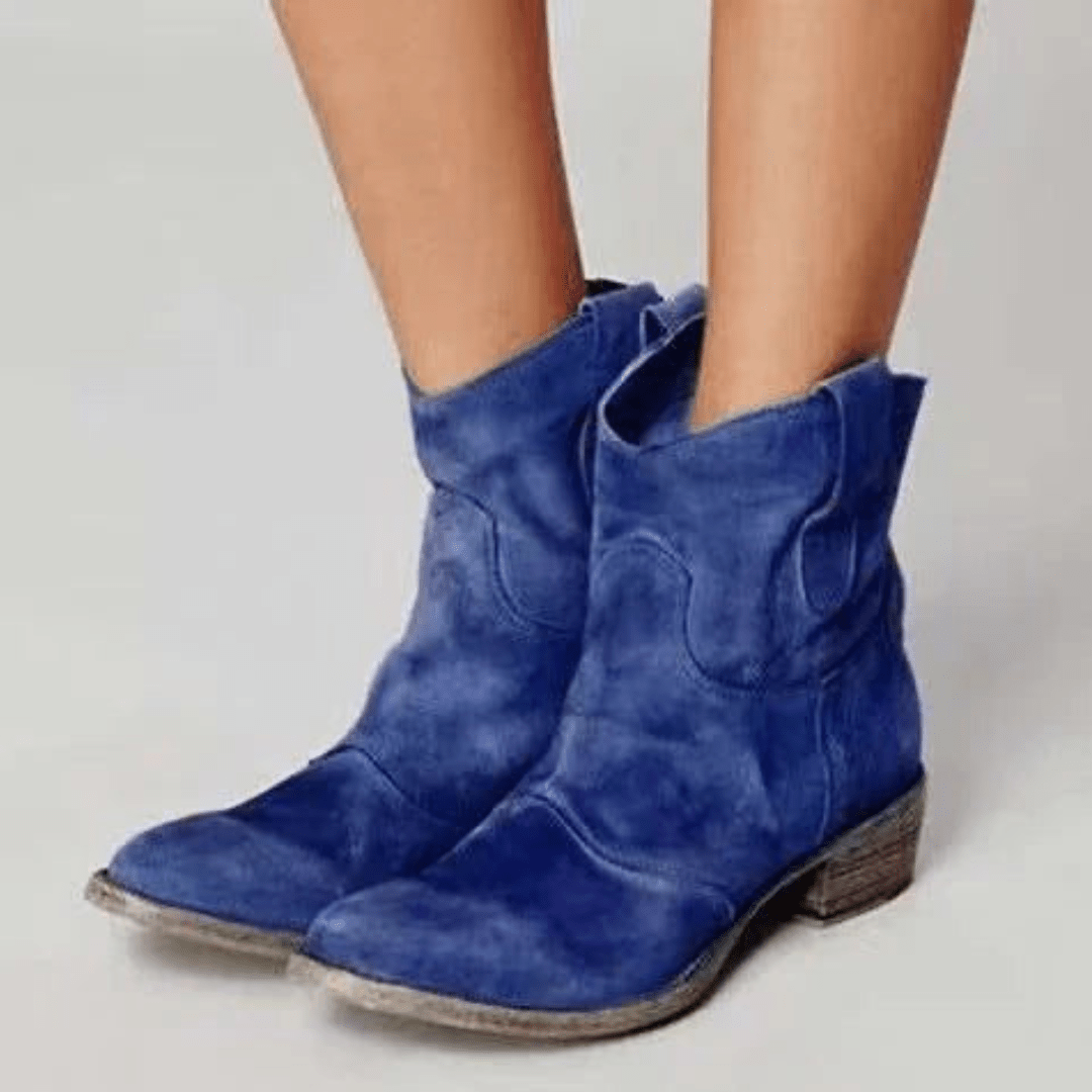 Camille | Bottines en Suède Confort - Maison Denise
