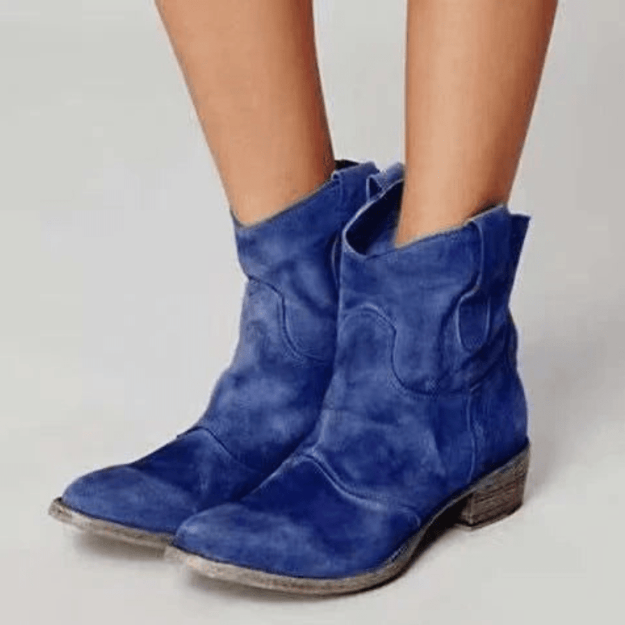 Camille | Bottines en Suède Confort - Maison Denise