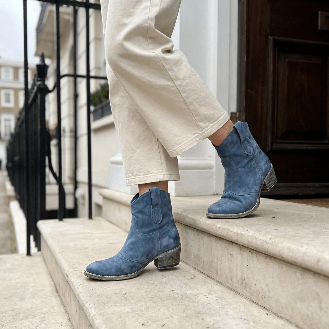 Camille | Bottines en Suède Confort - Maison Denise