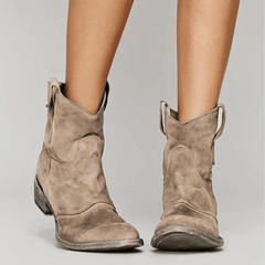 Camille | Bottines en Suède Confort - Maison Denise