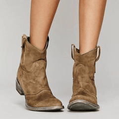 Camille | Bottines en Suède Confort - Maison Denise