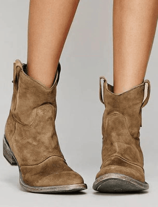 Camille | Bottines en Suède Confort - Maison Denise