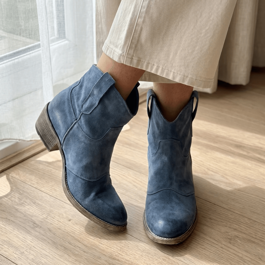 Camille | Bottines en Suède Confort - Maison Denise