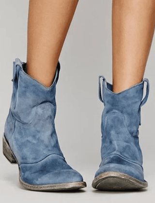 Camille | Bottines en Suède Confort - Maison Denise