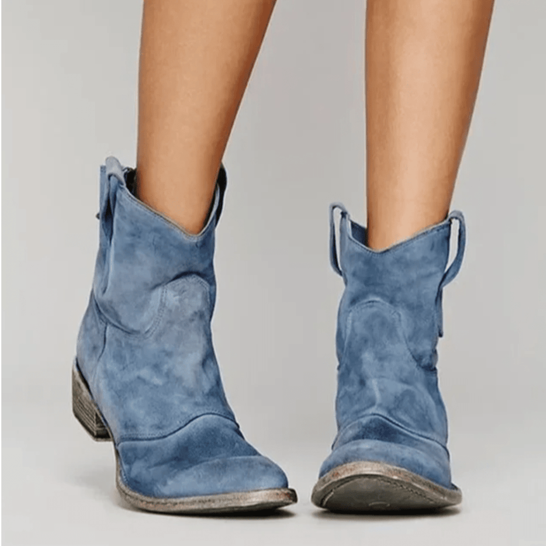 Camille | Bottines en Suède Confort - Maison Denise