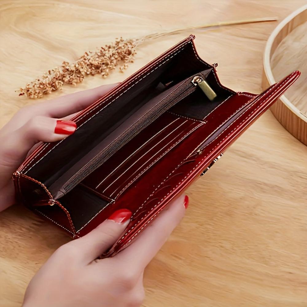 Nicole | Long portefeuille en cuir