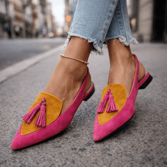 Éléonore — Sandales à Brides et Pompons - Maison Denise