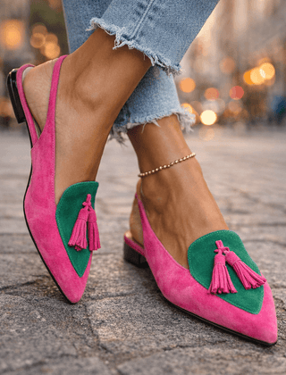 Éléonore — Sandales à Brides et Pompons - Maison Denise