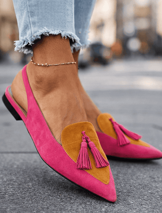 Éléonore — Sandales à Brides et Pompons - Maison Denise