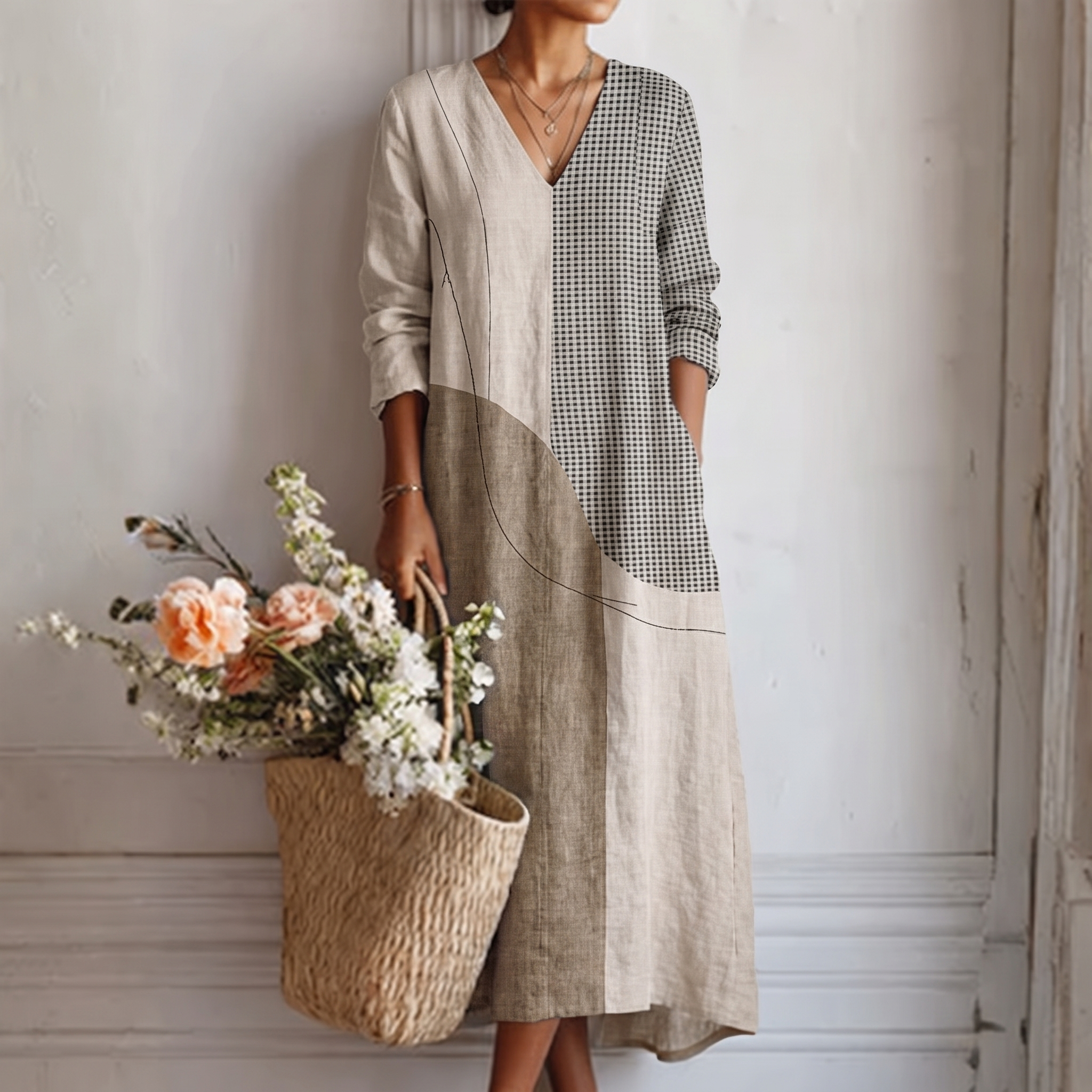 Emma™ | Robe Rayée Élégante