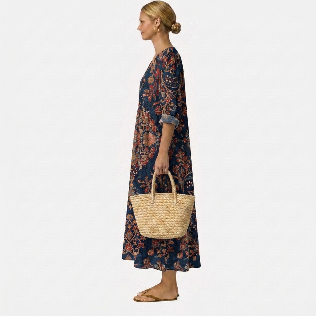 Alessia™ | Robe Fleurie Élégance Naturelle