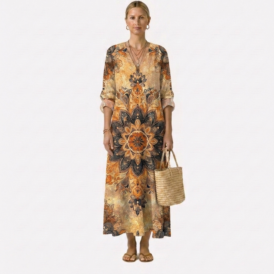 Dora™ | Robe Fleurie Élégance Naturelle