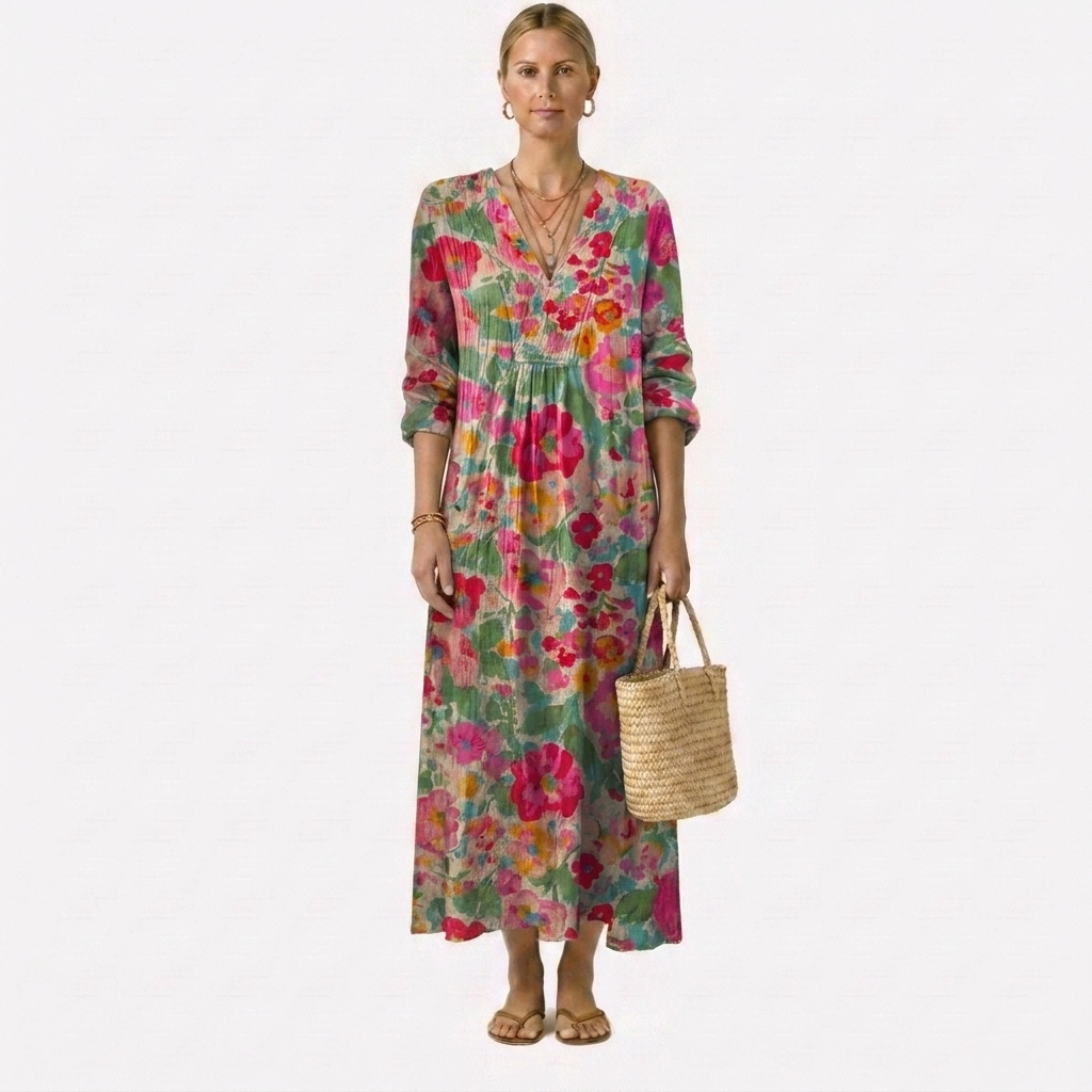 Reda™ | Robe Fleurie Élégance Au Quotidien
