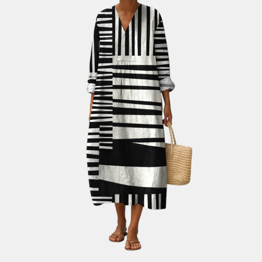 Lærke™ | Robe Graphique Élégante