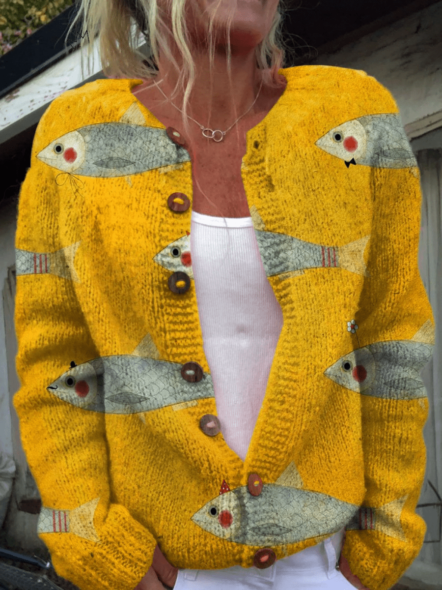 Margaux™ | Cardigan-Pull en Maille Vintage - Maison Denise