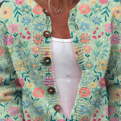 Ondine™ | Cardigan Floral Vintage Femme - Maison Denise
