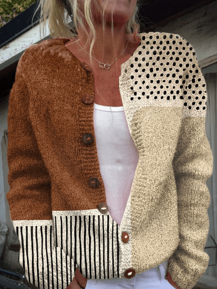 Rosalie™ | Cardigan-Pull en Maille Vintage - Maison Denise