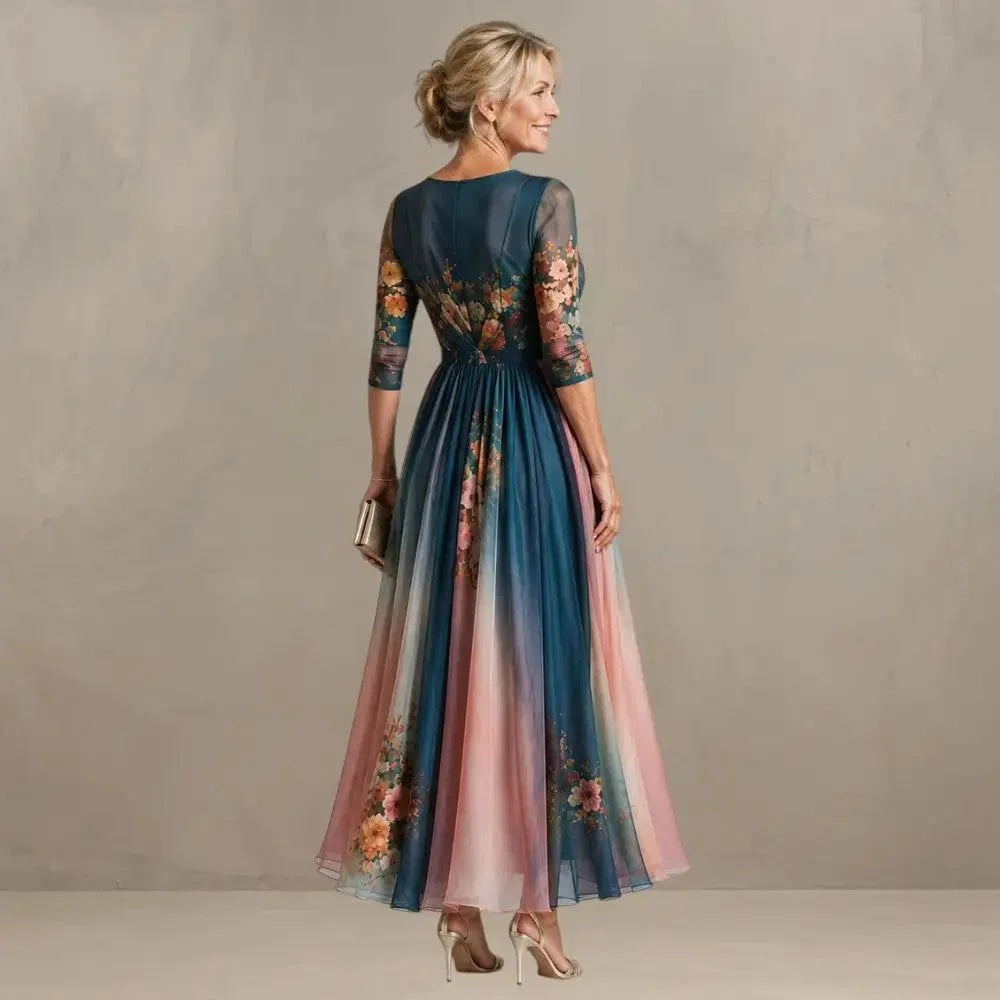 Teresa | Robe Longue Bohème Fleurie