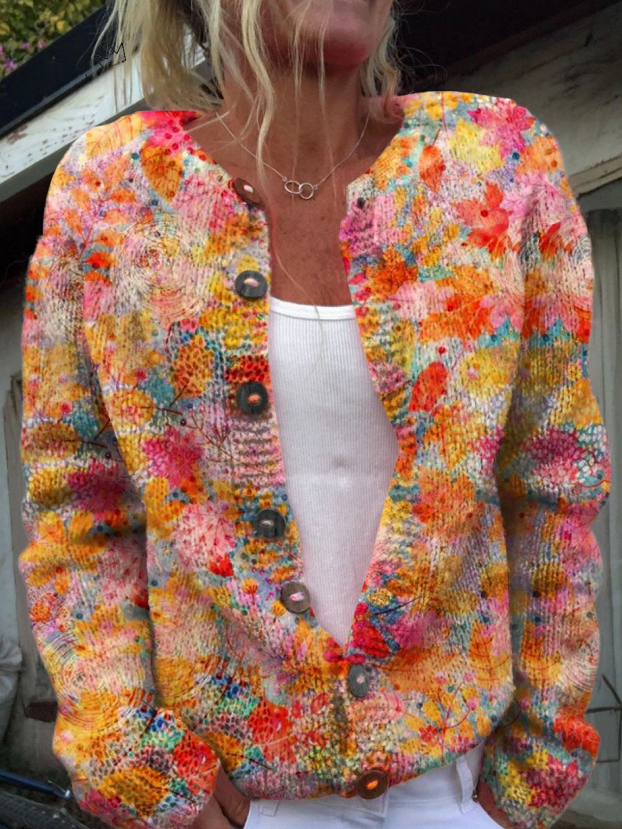 Violette™ | Cardigan-Pull en Maille Vintage - Maison Denise
